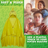 The Grinch Fleece Bed Blanket, Soft Bed Throw 150x120cm - Festive Gifts (Green) - Get Trend