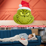 The Grinch 3D Plush Pillow Cushion for Bed, Sofa, Christmas Decor 52x34.5x10.5cm - Get Trend