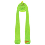 The Grinch Hat Scarf and Gloves Ladies Winter Accessories, Funny Hat Hand Warmer Long Hat Mitten - Gifts for Her - Get Trend