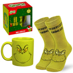 The Grinch Mug and Socks Gift Set Calf Socks and 340ml Mug - Gifts for Her - Get Trend