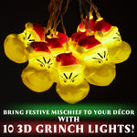 The Grinch Decorative String Lights (Green 3D) - Get Trend