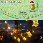 The Grinch Decorative String Lights (Green 3D) - Get Trend