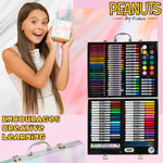 Peanuts Snoopy Kids Colouring Set 140 Plus Pieces Travel Art Supplies Kids Gifts - Get Trend