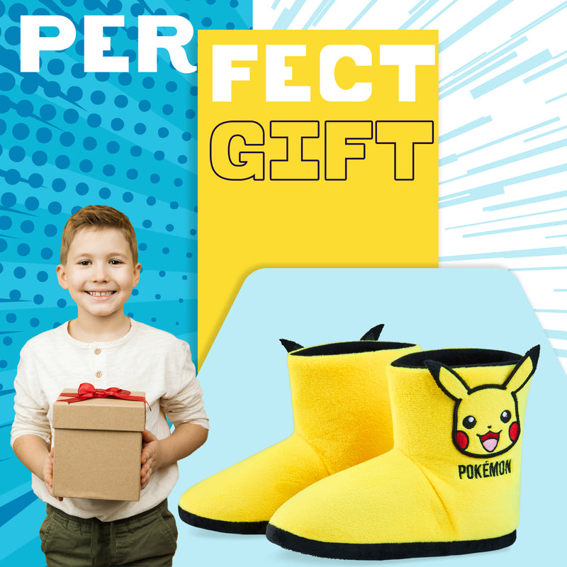 Pokemon Boys Slippers, Pikachu Bulbasaur Soft Kids Shoes, Pokemon Gifts for Boys - Get Trend
