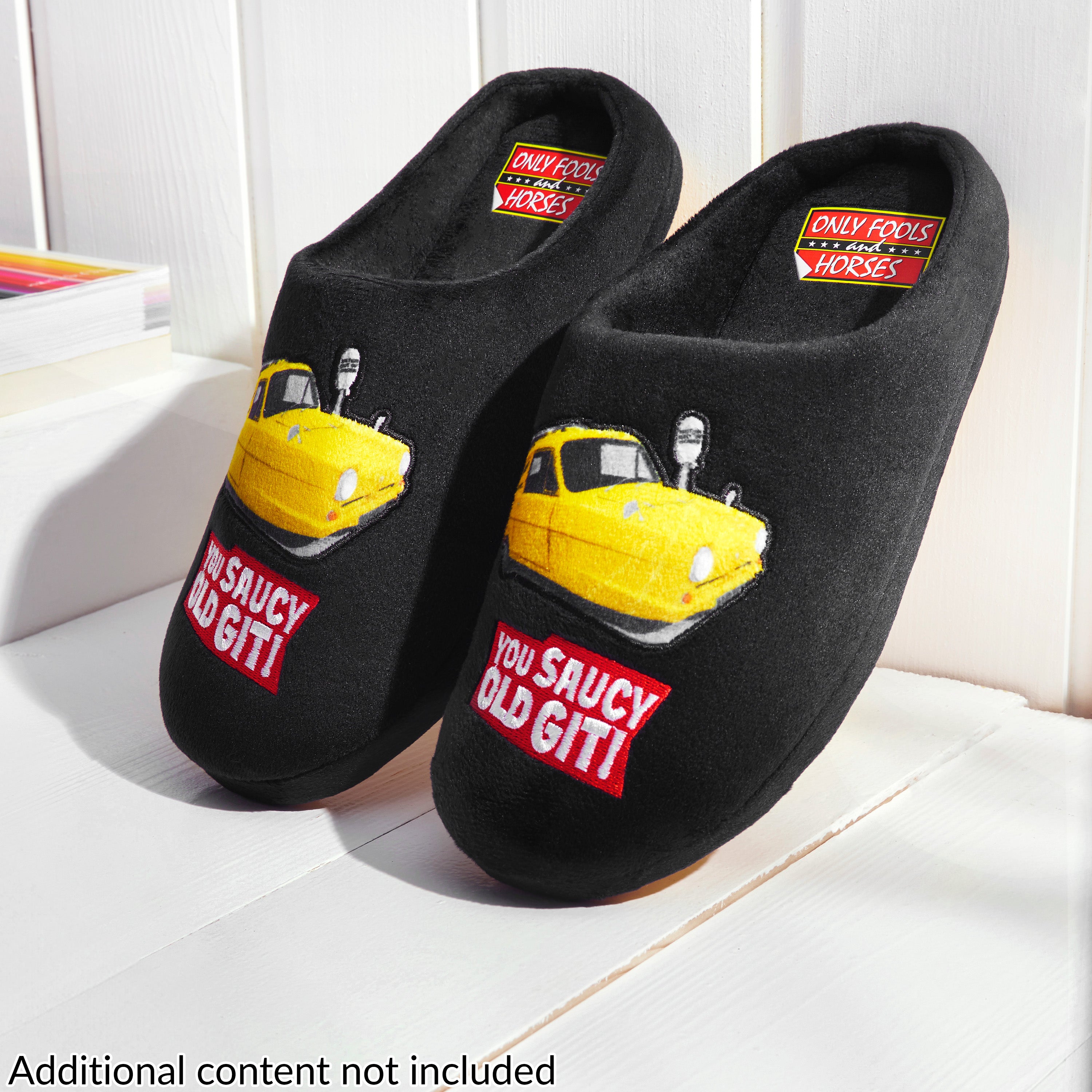 Only Fools and Horses Mens Mule Slippers, Non Slip House Shoes - Mens Gifts - Get Trend