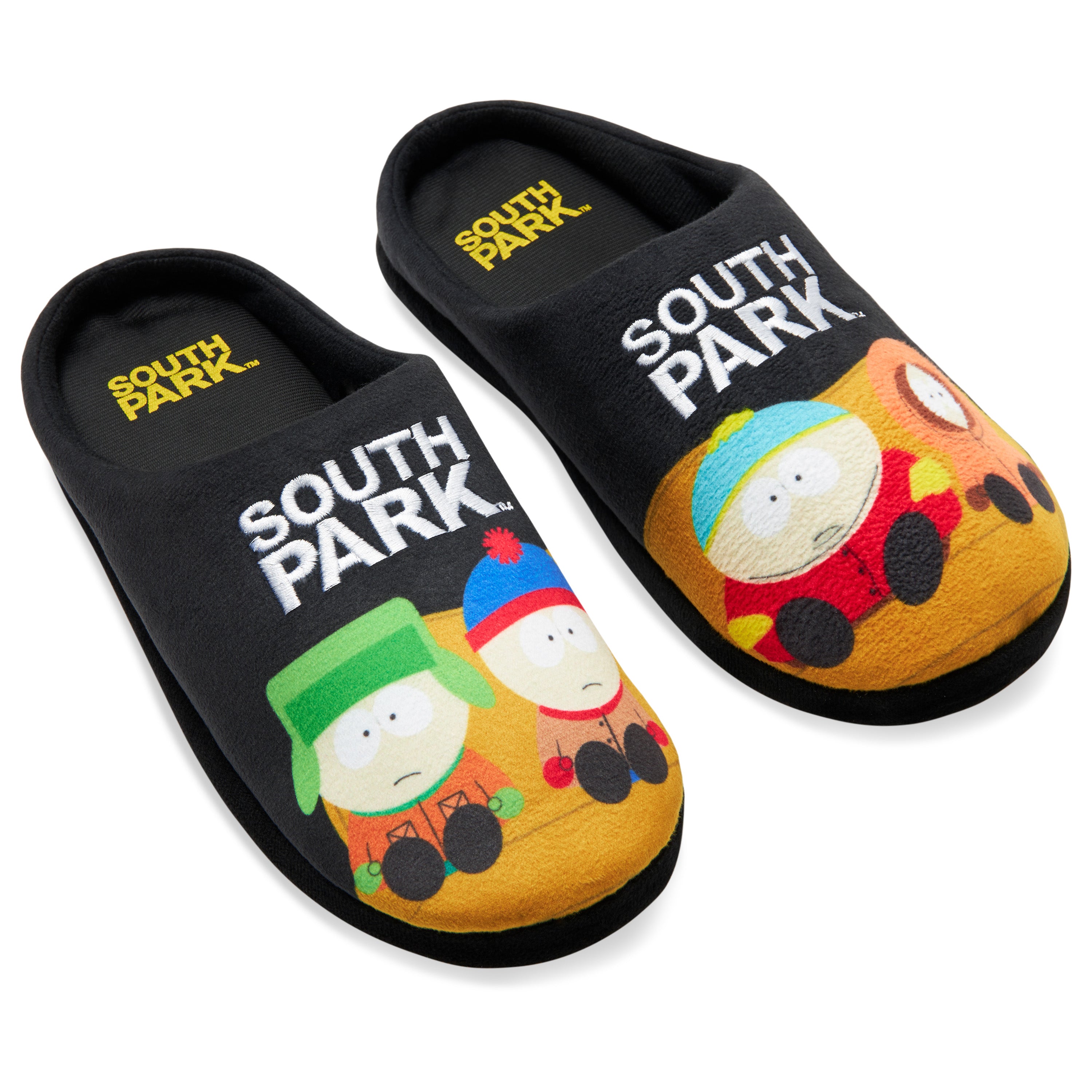 South Park Mens Mule Slippers, Non Slip Cosy - Get Trend