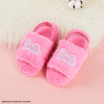 Barbie Women's Fluffy Slippers, Comfy Mule House Shoes - Cosy Gifts for Her - Get Trend