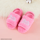 Barbie Women's Fluffy Slippers, Comfy Mule House Shoes - Cosy Gifts for Her - Get Trend