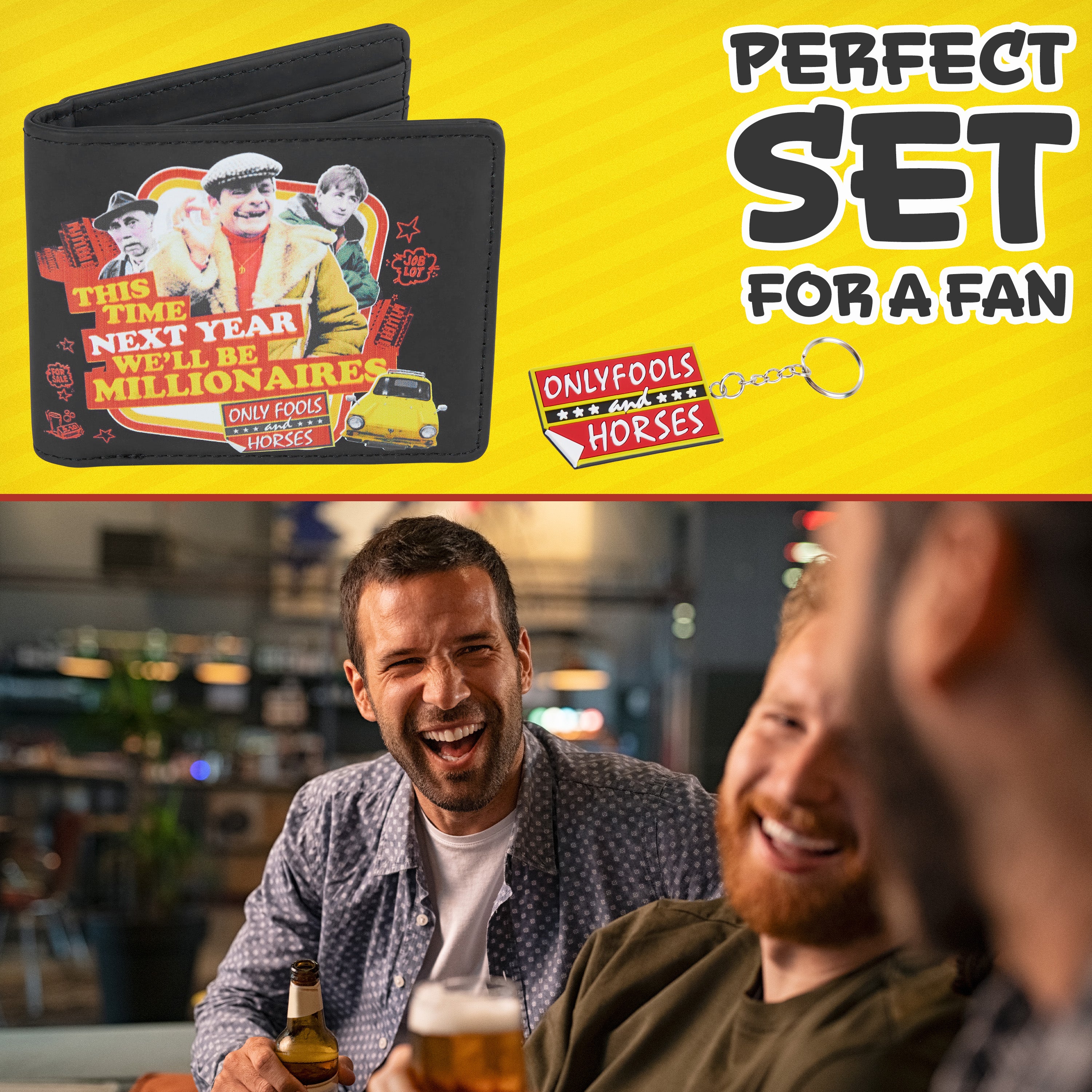 Only Fools and Horses Mens Wallet and Accessories Set - Funny Gifts for Him - Get Trend