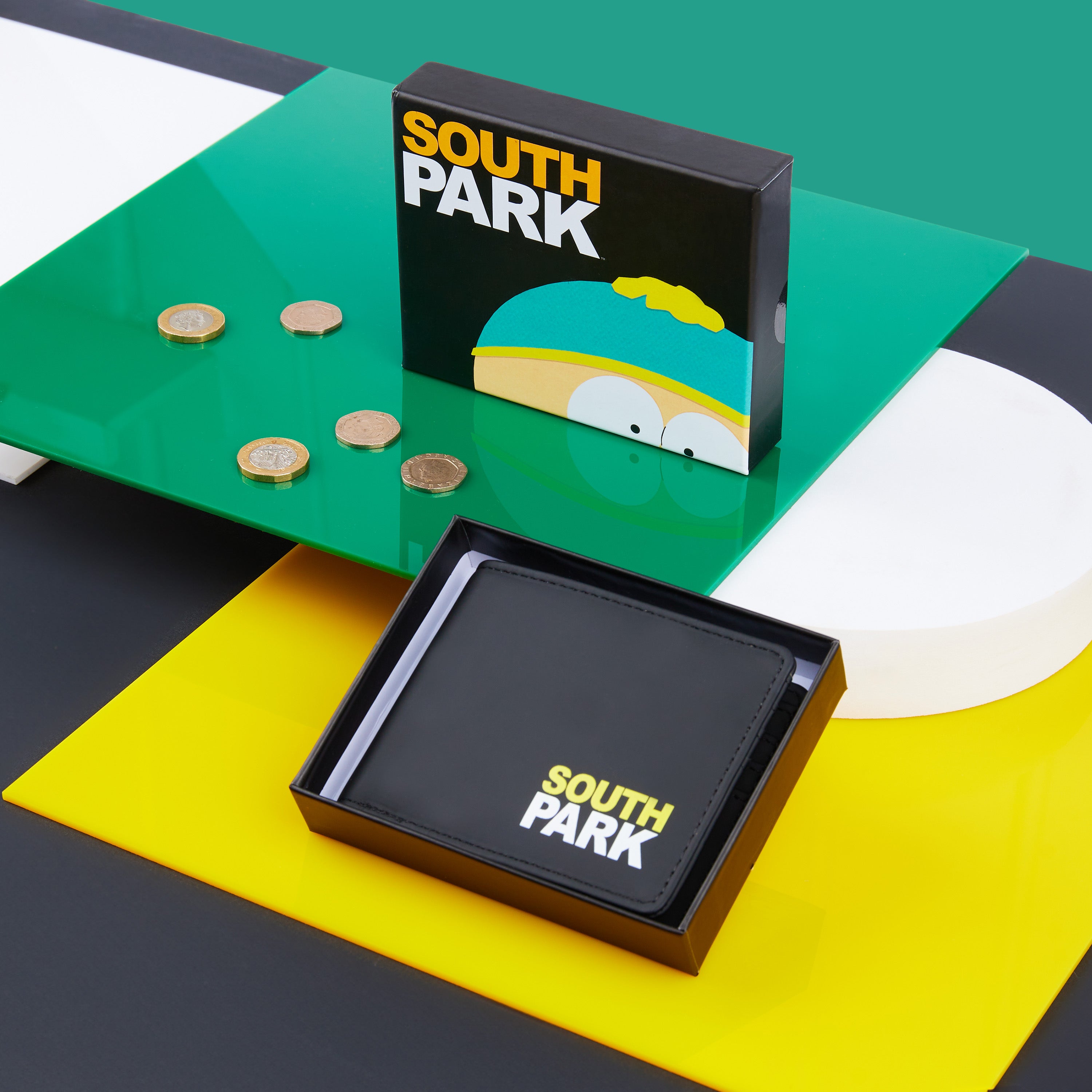 South Park Bifold Wallet for Men, Slim with ID & Card Slots Cash Compartment - Get Trend