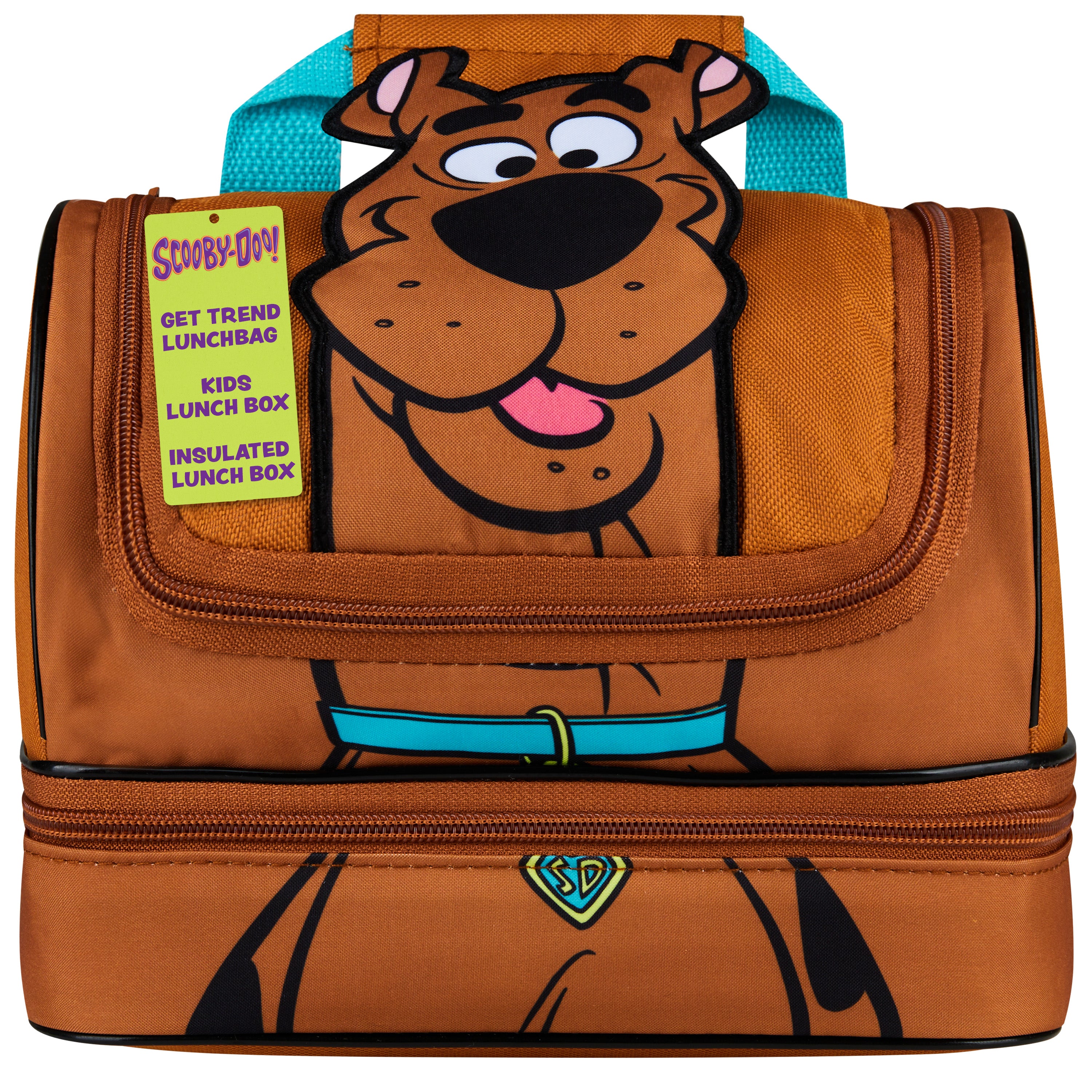 Get Trend Scooby Doo Lunch Bag for Kids Insulated Lunch Box with Compa