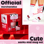 Hello Kitty Mug and Socks Gift Set for Women Calf Socks and Mug - Womens Gifts - Get Trend