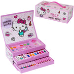 Hello Kitty Art Set for Kids, Painting, Drawing and Colouring Art Supplies in Carry Case - Get Trend