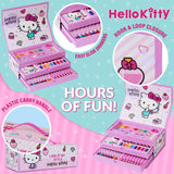 Hello Kitty Art Set for Kids, Painting, Drawing and Colouring Art Supplies in Carry Case - Get Trend