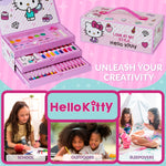 Hello Kitty Art Set for Kids, Painting, Drawing and Colouring Art Supplies in Carry Case - Get Trend