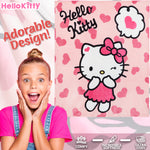 Hello Kitty Soft Fleece Bed Blanket, Cosy Bed Throw 150 x 130cm - Gifts for Her - Get Trend