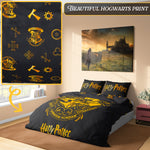 Harry Potter Duvet Cover and Pillowcase Set Kids Teens Women Bedding - Get Trend
