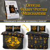 Harry Potter Duvet Cover and Pillowcase Set Kids Teens Women Bedding - Get Trend
