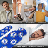Chelsea F.C. Long Hot Water Bottle with Soft Cover 2L - Football Gifts for Him (Blue/White Long) - Get Trend
