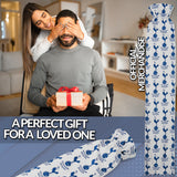Tottenham Hotspur F.C. Long Hot Water Bottle with Soft Cover 2L - Gifts for Him (White/Navy Long) - Get Trend