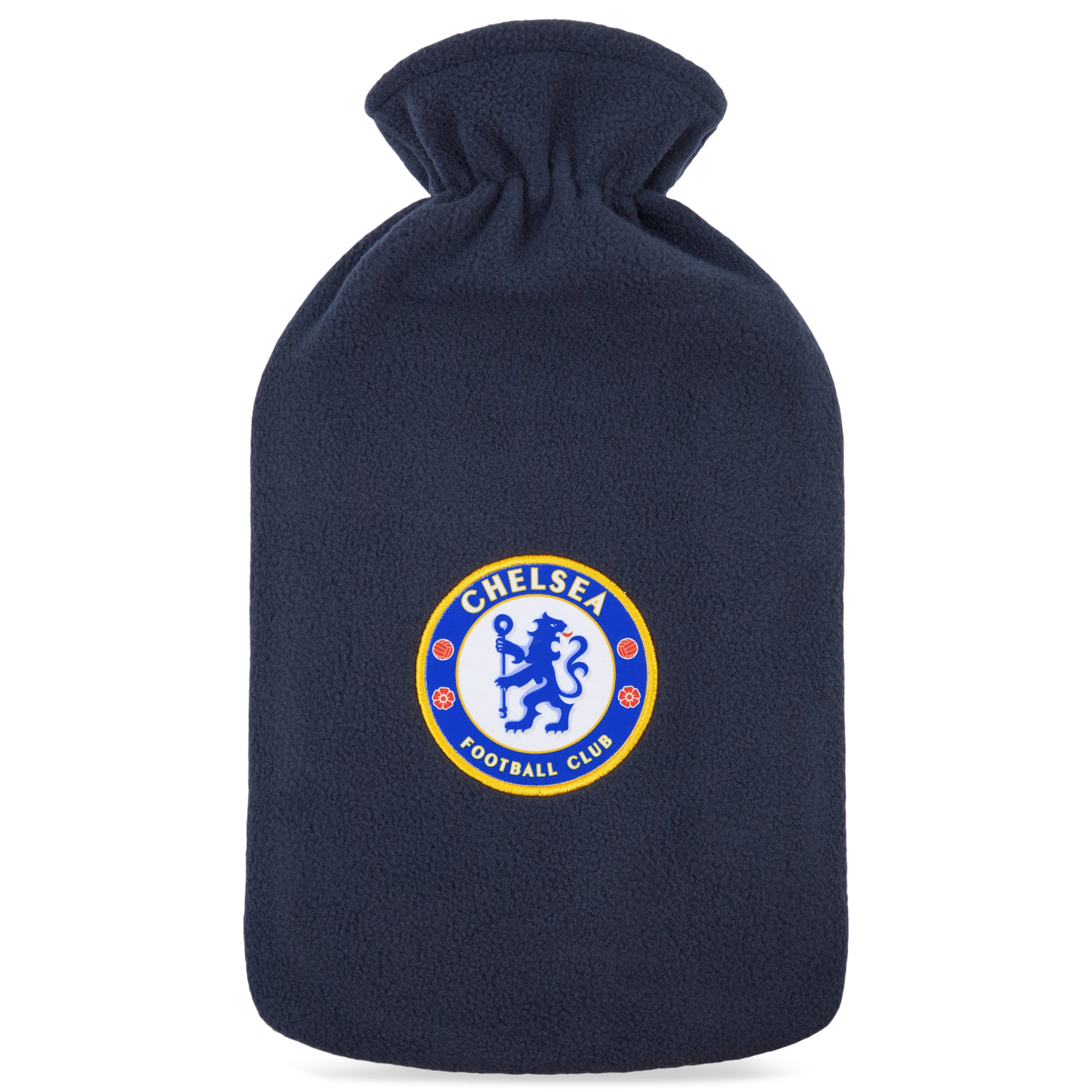 Chelsea F.C. Hot Water Bottle with Soft Cover 1.8L - Football Gifts for Him (Navy) - Get Trend