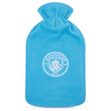 Manchester City F.C. Hot Water Bottle with Soft Cover 1.8L - Gifts for Him (Blue) - Get Trend