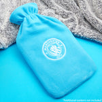 Manchester City F.C. Hot Water Bottle with Soft Cover 1.8L - Gifts for Him (Blue) - Get Trend