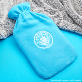 Manchester City F.C. Hot Water Bottle with Soft Cover 1.8L - Gifts for Him (Blue) - Get Trend