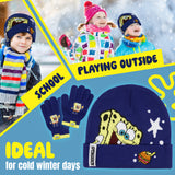 SPONGEBOB SQUAREPANTS Boys Winter Accessories Set - Gifts for Boys - Get Trend