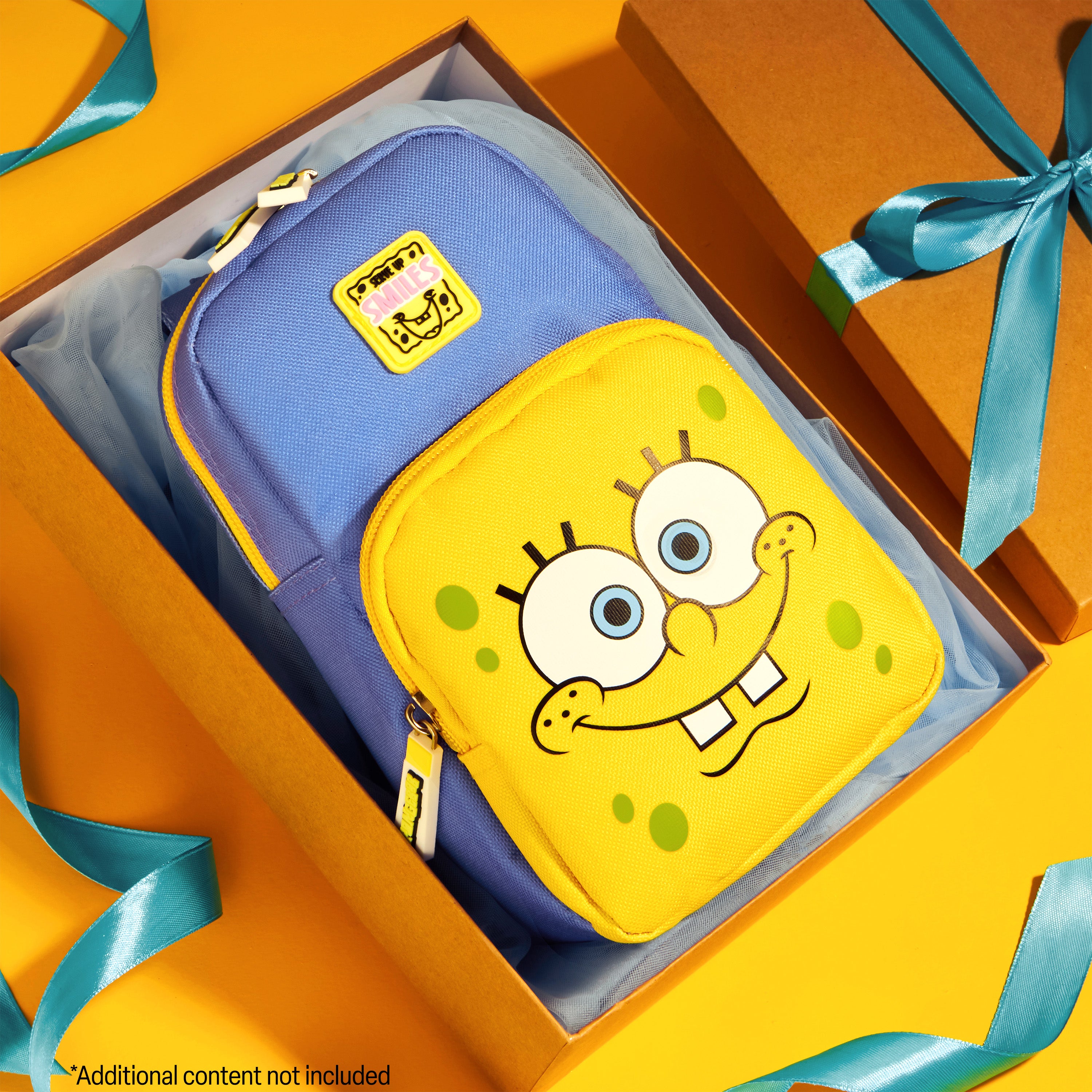 SpongeBob Boys Crossbody Bag with 2 Compartments Adjustable Strap - Boys Gifts - Get Trend