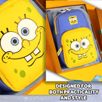 SpongeBob Boys Crossbody Bag with 2 Compartments Adjustable Strap - Boys Gifts - Get Trend
