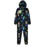 Minecraft Boys Fleece Onesie, Hooded Onesie Pyjamas - Gifts for Gamers - Get Trend
