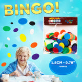 KreativeKraft Bingo Accessories Variety of  Colourful Bingo Counters for Events Parties (Multi Chips) - Get Trend