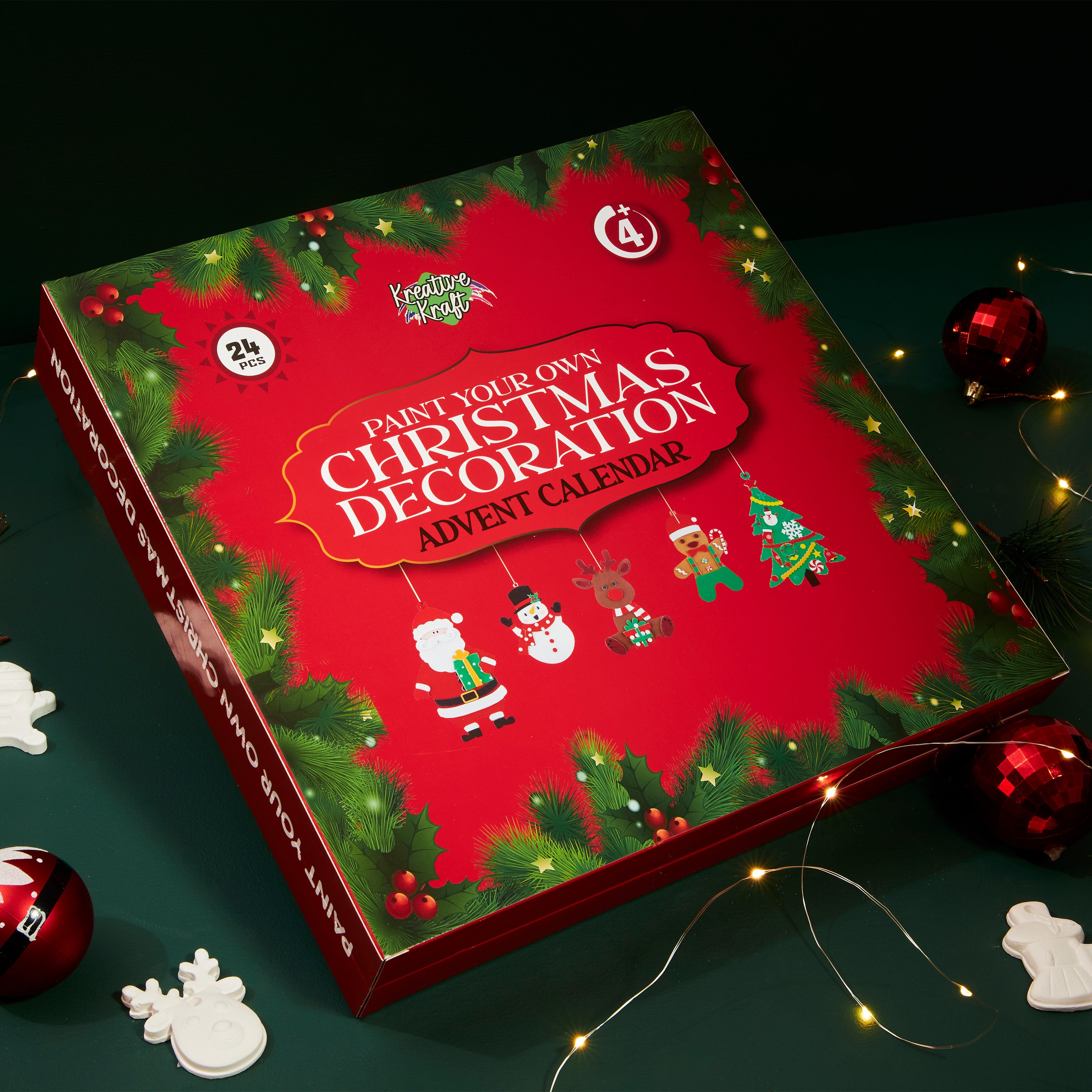 KreativeKraft DIY Decorations Advent Calendar 2025 Paint Your Own Decorations - Get Trend