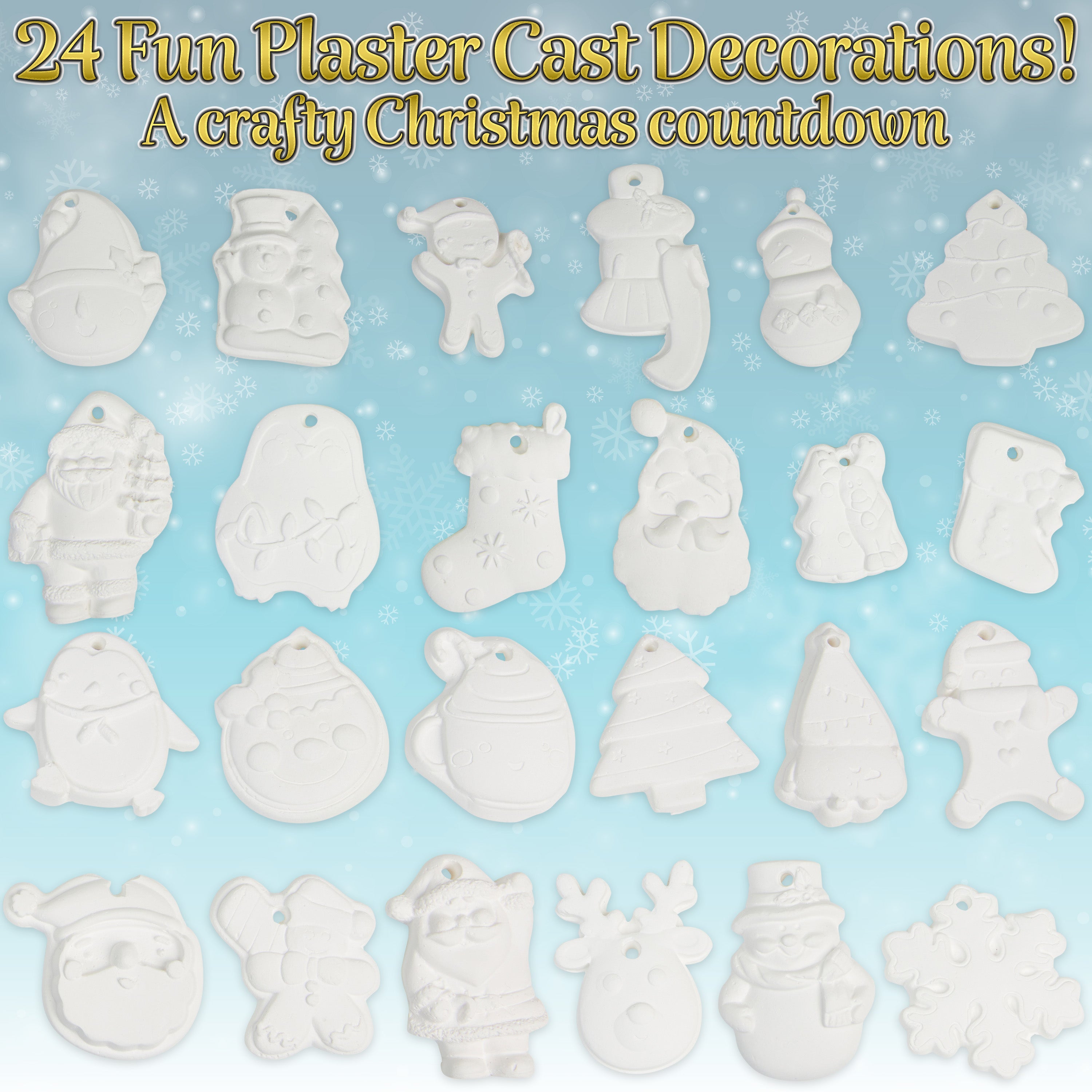 KreativeKraft DIY Decorations Advent Calendar 2025 Paint Your Own Decorations - Get Trend