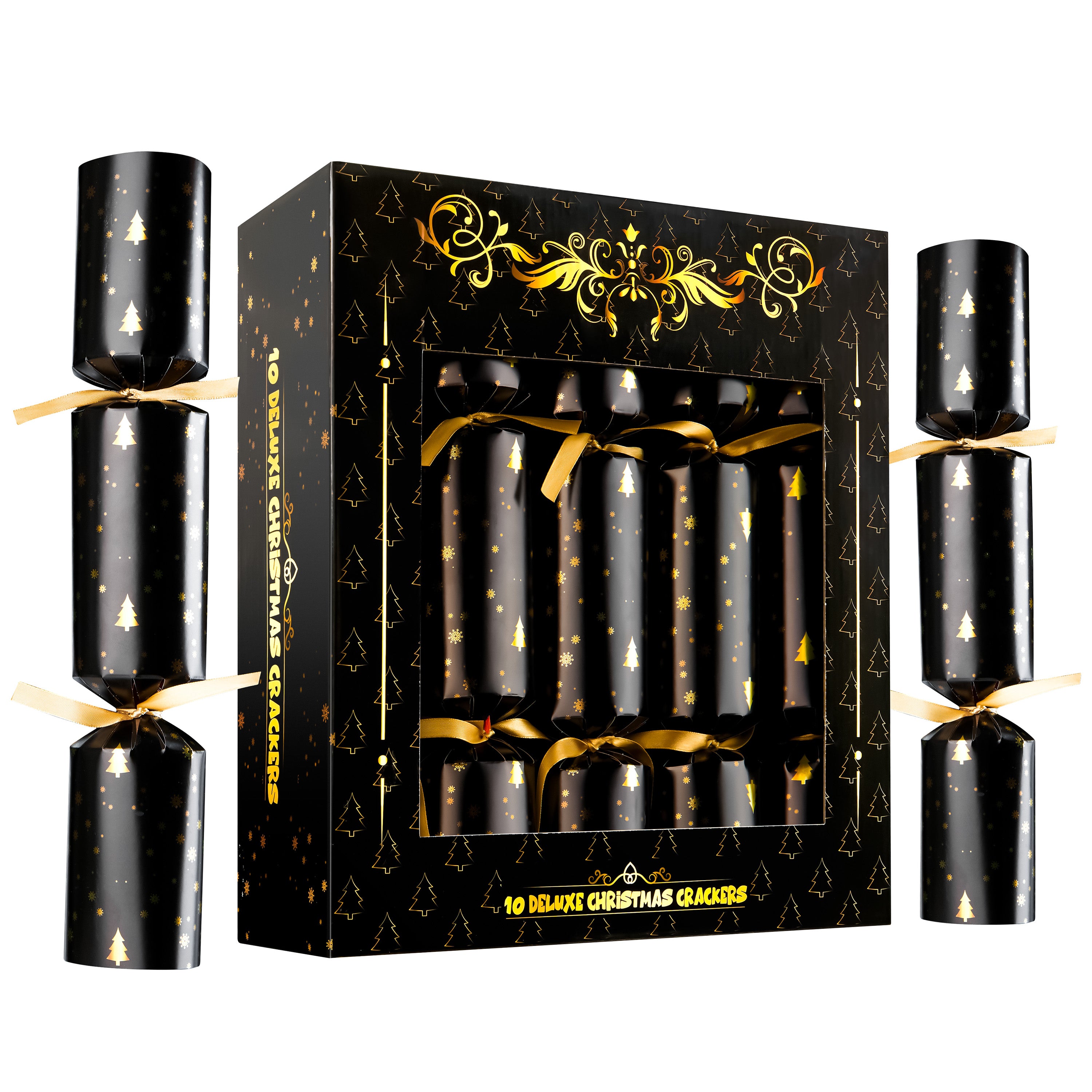 KreativeKraft Christmas Crackers Pack of 10 Crackers for Kids and Adults - Get Trend