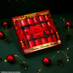 KreativeKraft Christmas Crackers, Pack of 6 Nutcracker Ornament Festive Crackers (Red Nutcracker) - Get Trend