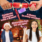 KreativeKraft Christmas Crackers, Pack of 6 Musical Crackers for Festive Fun (Multi Kazoo) - Get Trend