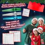 KreativeKraft Christmas Crackers, Pack of 6 Musical Crackers for Festive Fun (Multi Kazoo) - Get Trend