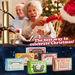 KreativeKraft Christmas Crackers, Pack of 6 Crackers with Puzzles, Festive Fun - Get Trend