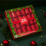 KreativeKraft Christmas Crackers 6 Pack Paint Your Own Ornament Festive Crackers (Red Ornament) - Get Trend