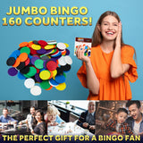 KreativeKraft Bingo Accessories Variety of  Colourful Bingo Counters for Events Parties (Multi Chips) - Get Trend