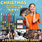 KreativeKraft Christmas Bingo Game Set, Fun Family Games - Party Gifts - Get Trend