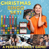 KreativeKraft Christmas Bingo Game Set, Fun Family Games - Party Gifts - Get Trend