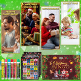 KreativeKraft Christmas Bingo Game Set, Fun Family Games - Party Gifts - Get Trend