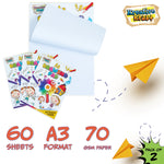 Drawing Pad for Kids, A3 70gsm Sketchbook - Pack of 2 - Get Trend