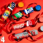 Coca-Cola Novelty Socks for Adults and Teenagers - Soft, Comfy Calf Length Socks Multipack, Funny Socks - Christmas Gifts - Get Trend