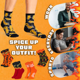 Cheetos Womens Novelty Socks, Calf Length Breathable Funny Socks - Womens Gifts - Get Trend