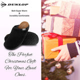 DUNLOP Slippers Warm Fuzzy Slip On Clog Slippers Comfy Mule House Shoes - Womens - Get Trend