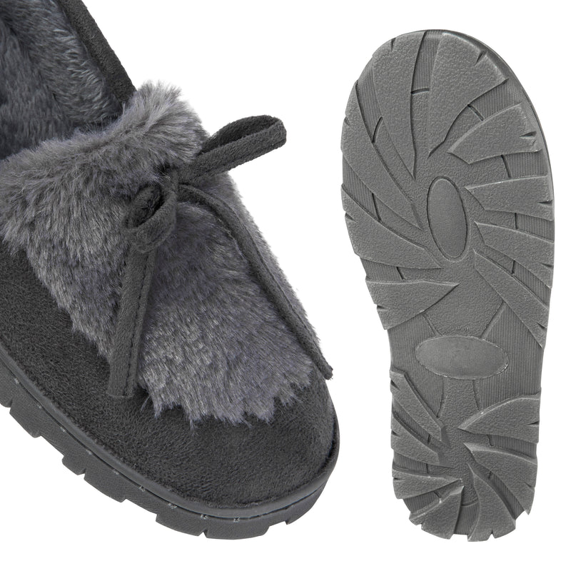 DUNLOP Slippers Women - Fluffy Indoor House Shoes - Get Trend